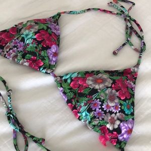 Floral Victoria’s Secret Bikini Top